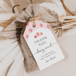 Strawberry Baby Duwer Fevor Tags | Erdbeeren Geschenkanhänger