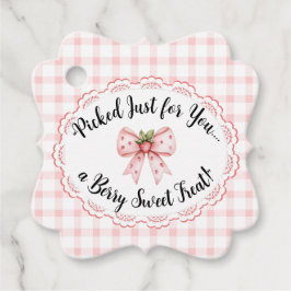 Strawberry Baby Duwer-Fevor Tags Geschenkanhänger