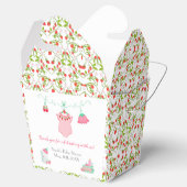 Strawberry Baby Outfit mit Pattern Baby Fevor Box Geschenkschachtel (Geöffnet)