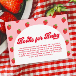 Strawberry Baby Showbuchanfrage Begleitkarte