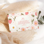 Strawberry Baby Showbücher für Baby Begleitkarte