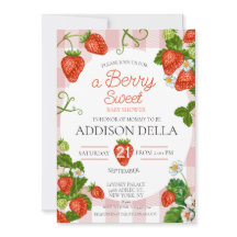 Strawberry Baby Shower Berry Baby