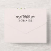 Strawberry Baby Shower Berry Sweet All In One Einladung (Rückseite)