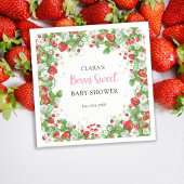 Strawberry Baby Shower Berry Sweet Napkins Serviette