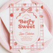 Strawberry Baby Shower Einladung