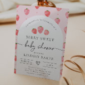 Strawberry Baby Shower Einladung | Berry Baby