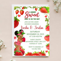 Strawberry Baby Shower Invasion, Strawberry Baby