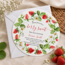 Strawberry Baby Shower Summer Berry Sweet