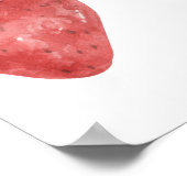 Strawberry Baby Shower Welcome Poster (Ecke)