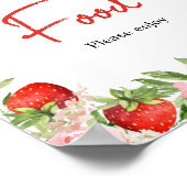 Strawberry Baby Showfood Poster (Ecke)