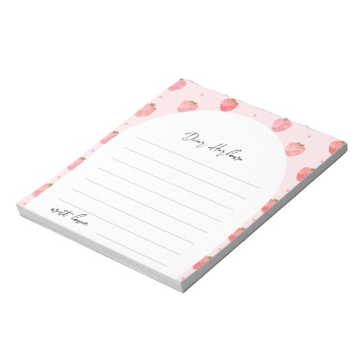 Strawberry Baby Showpad | Anmerkungen zum Baby Notizblock (Rotiert)