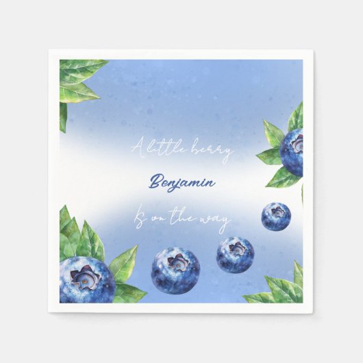 Strawberry Baby Showpaper Napkin Serviette (Vorderseite)