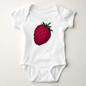 strawberry baby strampler (Vorderseite)