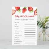 Strawberry Baby Word Scramble Game (Stehend Vorderseite)