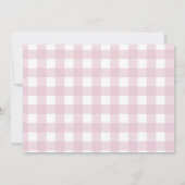 Strawberry-Babydusche | Berry Sweet baby Einladung (Rückseite)