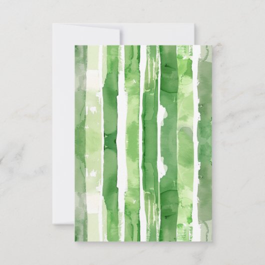 Strawberry-Babydusche Dankeskarte (Rückseite)