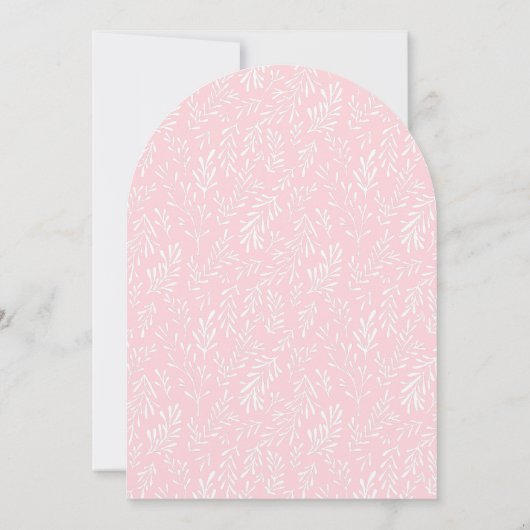 Strawberry Basket Berry Sweet Arch Baby Dusche Einladung (Rückseite)