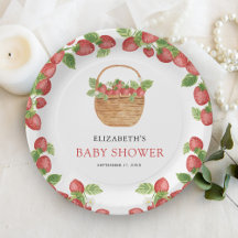 Strawberry Basket Berry Sweet Baby Dusche
