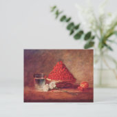 Strawberry Basket von Jean Baptiste Chardin Postca Postkarte (Stehend Vorderseite)