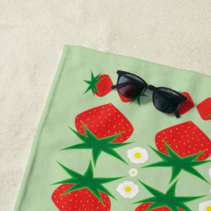 Strawberry Beach Handtuch