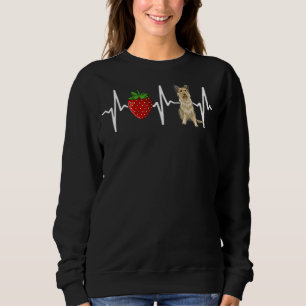 Strawberry Berger Picard Heartbeat Dog Sweatshirt