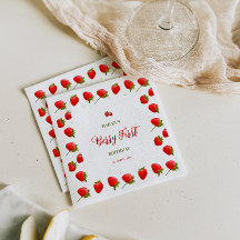 Strawberry Berry Einladung zum Geburtstag