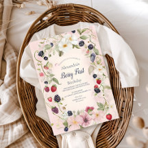 Strawberry Berry Erster Geburtstag Party