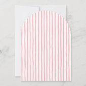 Strawberry Berry Erster Geburtstag Party Einladung (Rückseite)