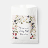 Strawberry Berry Erster Geburtstag Party Geschenktütchen (Vorderseite)