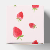 Strawberry Berry First 1st Birthday Party Geschenkschachtel (Oben)