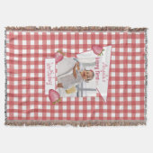 Strawberry Berry First Birthday Decke (Vorderseite)