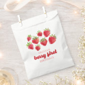Strawberry Berry First Birthday Geschenktütchen (Ausgeschnitten)