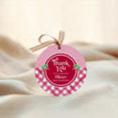 Strawberry Berry First Birthday Girl Vielen Dank Geschenkanhänger