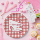 Strawberry Berry First Birthday Pappteller (Party)