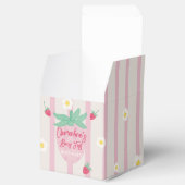 Strawberry Berry First Birthday Party Favor Box Geschenkschachtel (Geöffnet)