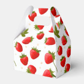 Strawberry Berry First Birthday Party Gefallen Geschenkschachtel (Vorderseite)