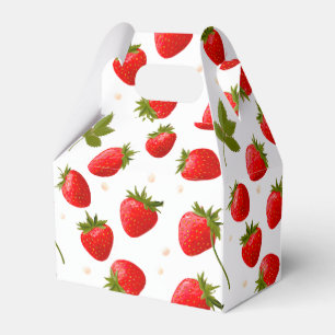 Strawberry Berry First Birthday Party Gefallen Geschenkschachtel