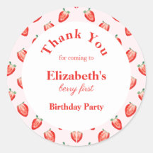 Strawberry Berry First Birthday