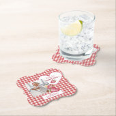 Strawberry Berry First Birthday Untersetzer (Vor Ort)