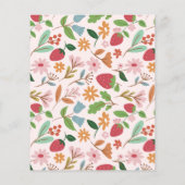 Strawberry Berry First Budget Geburtstagspartei (Rückseite)