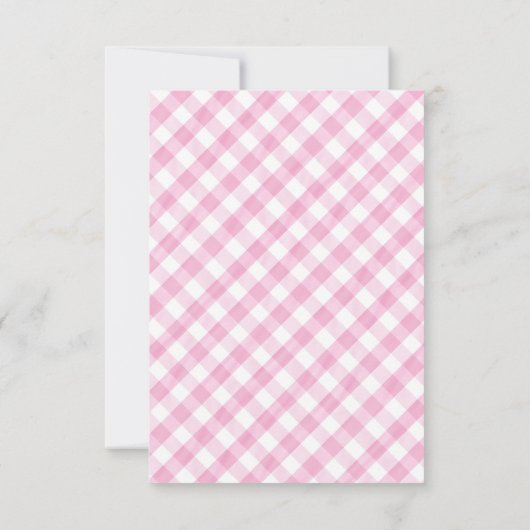 Strawberry Berry First Danke Card (Rückseite)