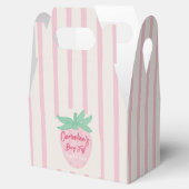 Strawberry Berry First Favor Box Geschenkschachtel (Geöffnet)