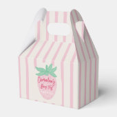 Strawberry Berry First Favor Box Geschenkschachtel (Vorderseite)
