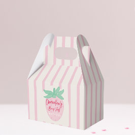 Strawberry Berry First Favor Box Geschenkschachtel