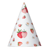 Strawberry Berry First Party Partyhütchen (Vorderseite)