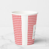 Strawberry Berry First Picnic Baby Dusche Pappbecher (Rechts)