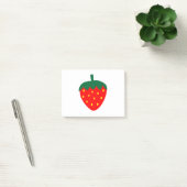 Strawberry Berry Fruit Summer Red Post-it Klebezettel (Büro)