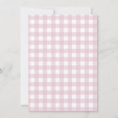 Strawberry Berry Girl Erster Geburtstag| Berry Swe Einladung (Rückseite)