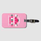 Strawberry Berry Sweet Abschluss Gepäckanhänger (Vorderseite (Horizontal))