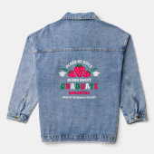 Strawberry Berry Sweet Abschluss Jeansjacke (Rückseite)